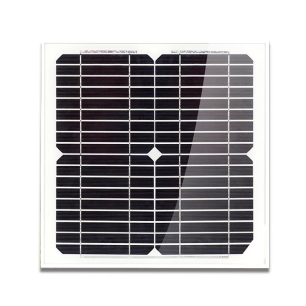 Glass solar panel 10W
